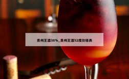贵州王酒38%_贵州王酒52度价格表